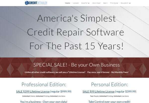 Credit Detailer Credit repair software review