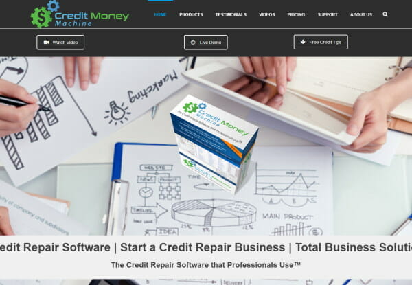 Start a credit repair business with Credit Money Machine