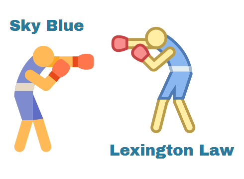 Sky Blue vs Lexington Law
