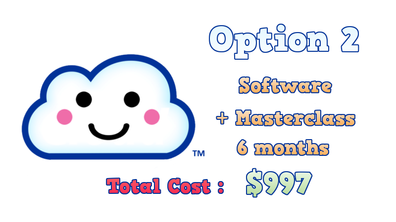 The Credit Repair Cloud Masterclass training comes with six free months use of the software for only $997. This is a better deal than just opting for the software only.