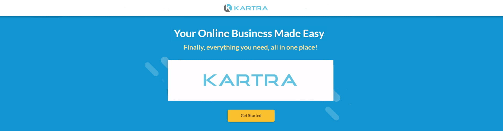 Image of the Karta home page