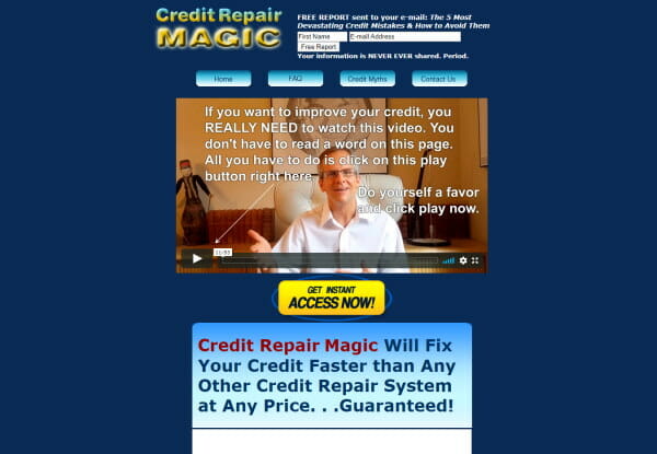 Credit Repair Magic software to help consumers to restore their credit quickly