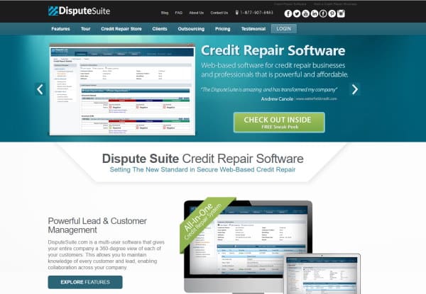Image of the Dispute Suite credit repair software