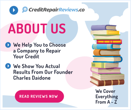 This is an image that says about us which is referencing information about our company creditrepairreviews.co