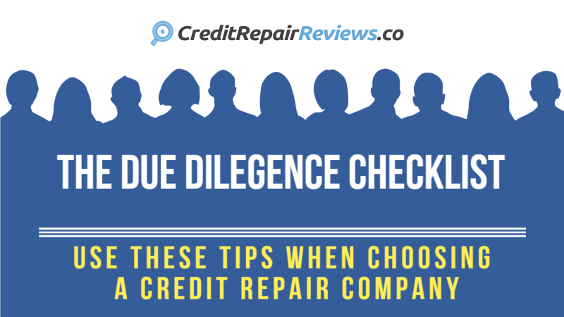 A silouette image of a row of people using due diligence to choose the best credit repair company for their current situation